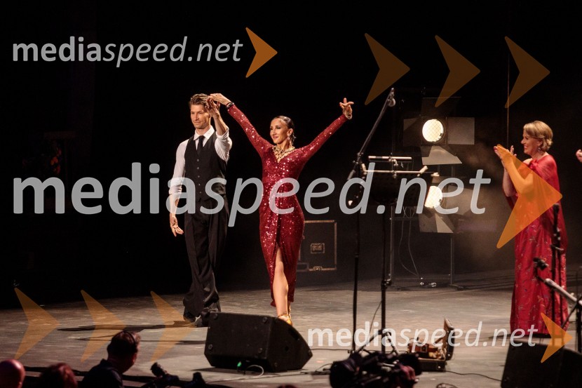  Miha Vodičar, plesalec;  Nika Bagon, plesalka;  Bernarda Fink Inzko, pevka100 let Astorja Piazzolle, MARKO HATLAK & FUNtango, Festival Ljubljana