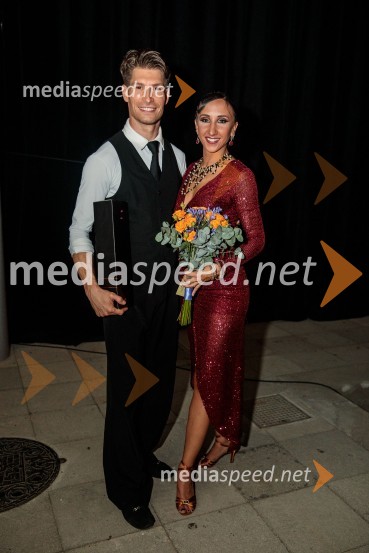  Miha Vodičar, plesalec;  Nika Bagon, plesalka100 let Astorja Piazzolle, MARKO HATLAK & FUNtango, Festival Ljubljana