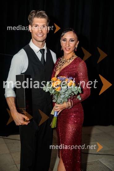  Miha Vodičar, plesalec;  Nika Bagon, plesalka100 let Astorja Piazzolle, MARKO HATLAK & FUNtango, Festival Ljubljana