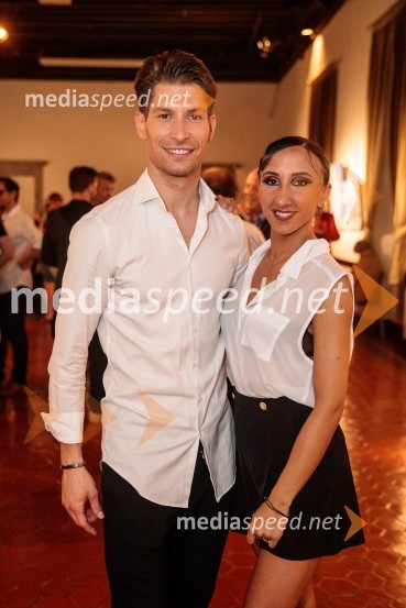  Miha Vodičar, plesalec;  Nika Bagon, plesalka100 let Astorja Piazzolle, MARKO HATLAK & FUNtango, Festival Ljubljana