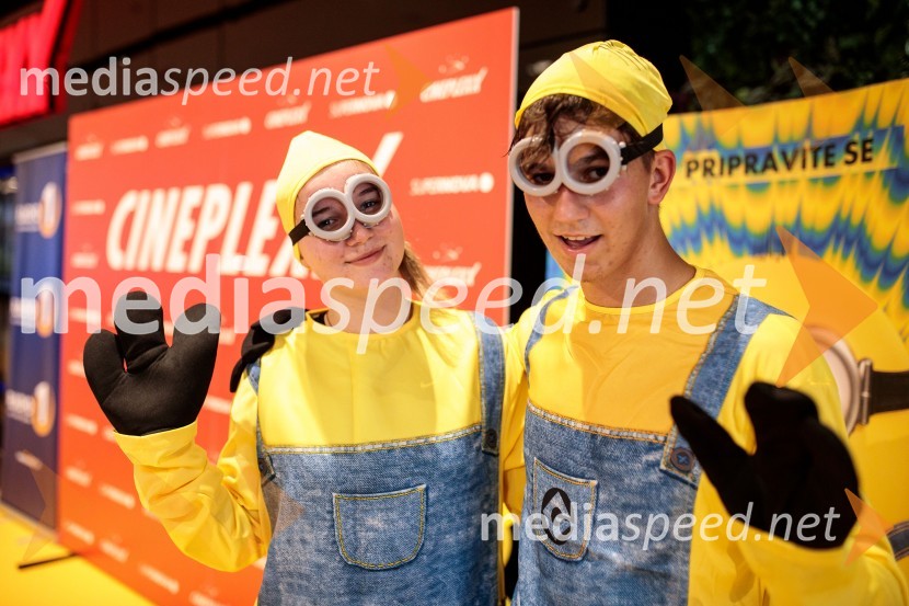 Mala rumena bitja s hlačami na naramnice napolnila Cineplexx