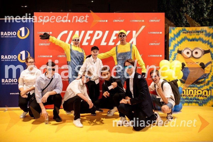 Mala rumena bitja s hlačami na naramnice napolnila Cineplexx