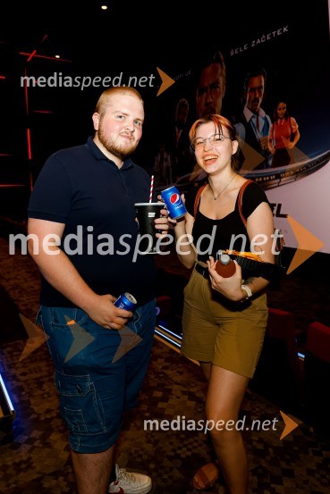  Jure Tršan;  Kaja Kočevar- Kaya Solo, vlogerkaHiter kot strel, premiera Cineplexx Ljubljana Rudnik