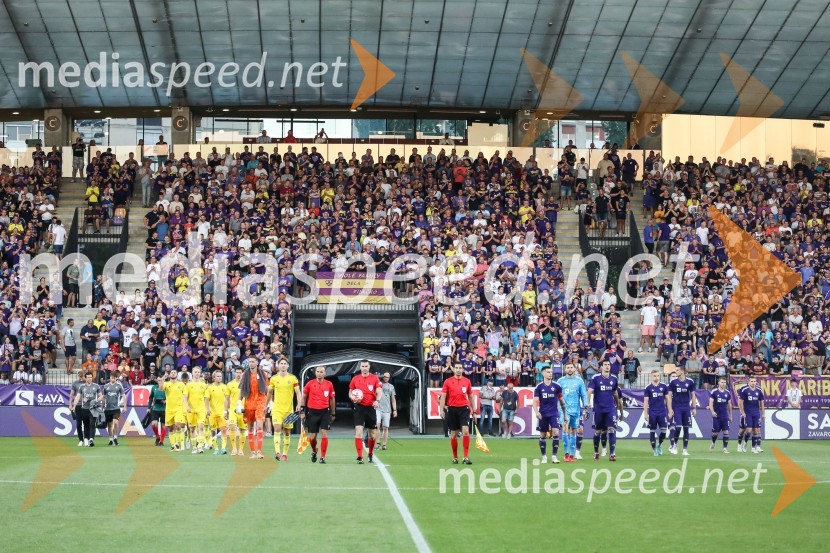 Nogometna tekma NK Maribor - HJK Helsinki