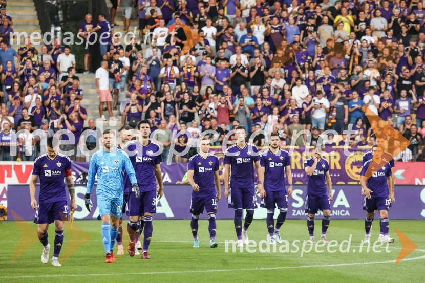 Nogometna tekma NK Maribor - HJK Helsinki