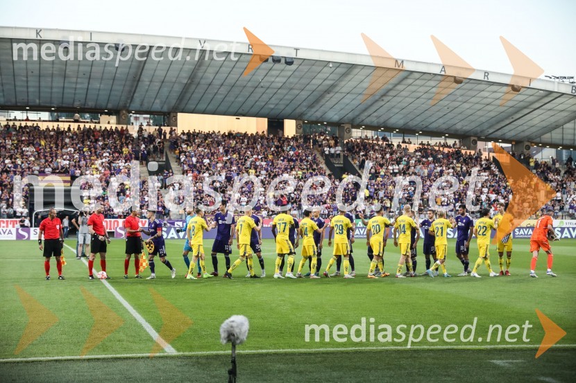 Nogometna tekma NK Maribor - HJK Helsinki