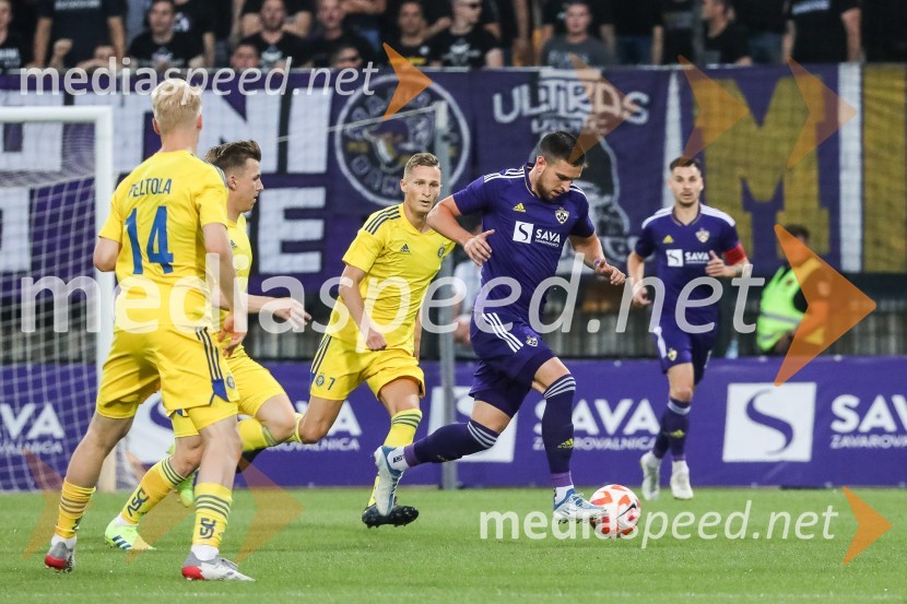 Nogometna tekma NK Maribor - HJK Helsinki