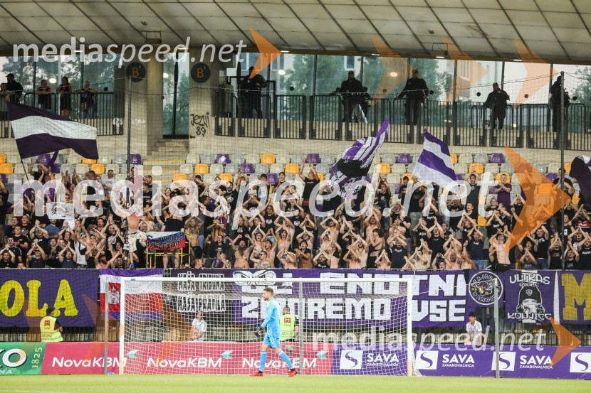 Nogometna tekma NK Maribor - HJK Helsinki