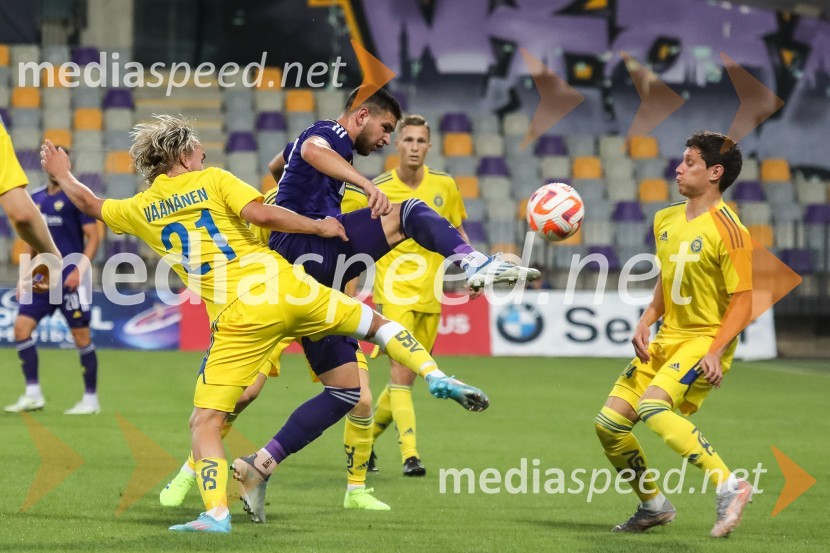 Nogometna tekma NK Maribor - HJK Helsinki