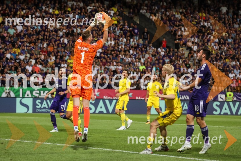 Nogometna tekma NK Maribor - HJK Helsinki