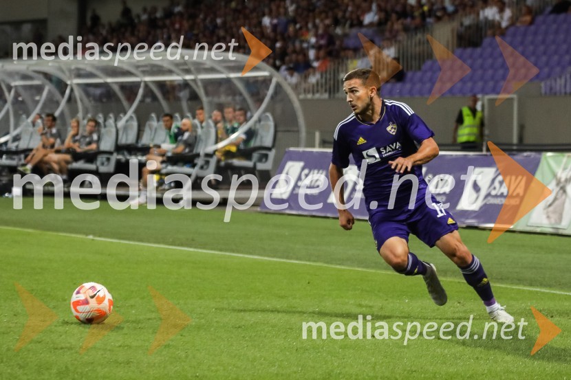  Ivan Brnić, nogometaš, NK MariborNogometna tekma NK Maribor - HJK Helsinki