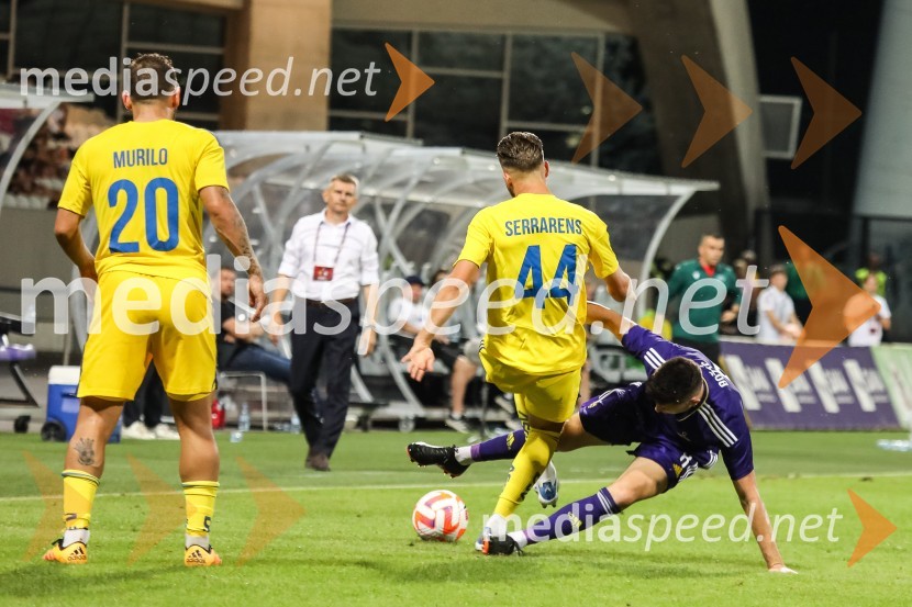 Nogometna tekma NK Maribor - HJK Helsinki