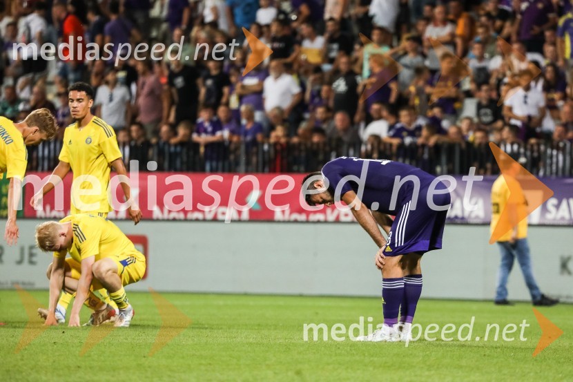 Nogometna tekma NK Maribor - HJK Helsinki