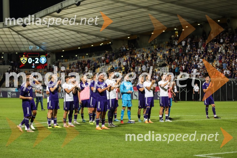 Nogometna tekma NK Maribor - HJK Helsinki