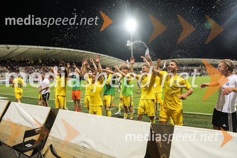 Nogometna tekma NK Maribor - HJK Helsinki