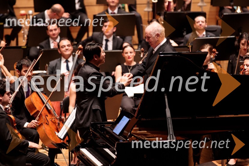  Lang Lang, pianist;  Daniel Barenboim, dirigentLang Lang, Daniel Barenboim in WEST-EASTERN DIVAN ORCHESTRA, Festival Ljubljana 2022