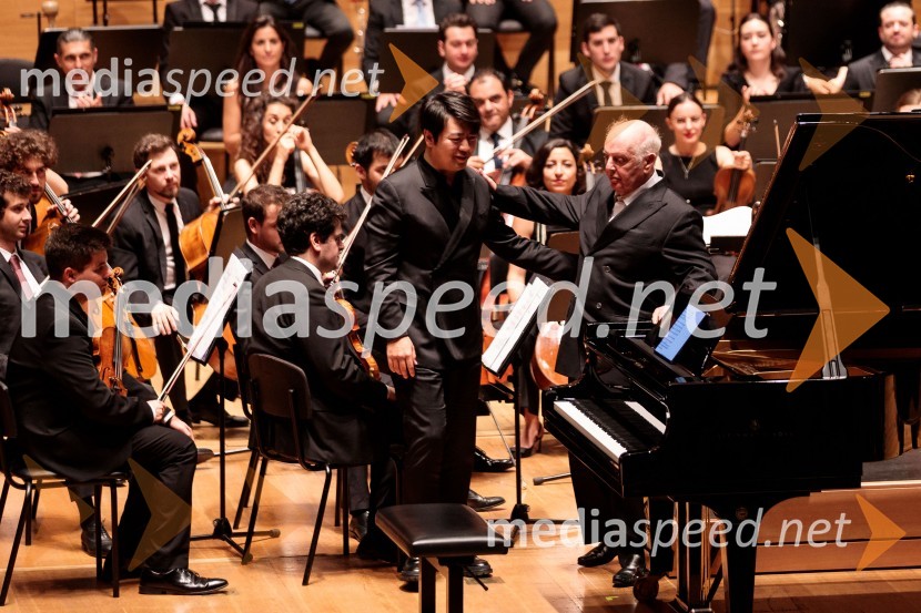  Lang Lang, pianist;  Daniel Barenboim, dirigentLang Lang, Daniel Barenboim in WEST-EASTERN DIVAN ORCHESTRA, Festival Ljubljana 2022
