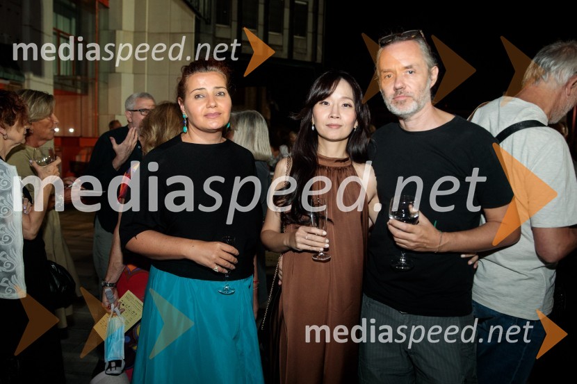 mag. Breda Pečovnik, direktorica kongresno komercialne dejavnosti Cankarjev dom;  Yu Chen Chang;  Ven Jemeršić, režiser, direktor fotografije, glasbenik in pesnikLang Lang, Daniel Barenboim in WEST-EASTERN DIVAN ORCHESTRA, Festival Ljubljana 2022