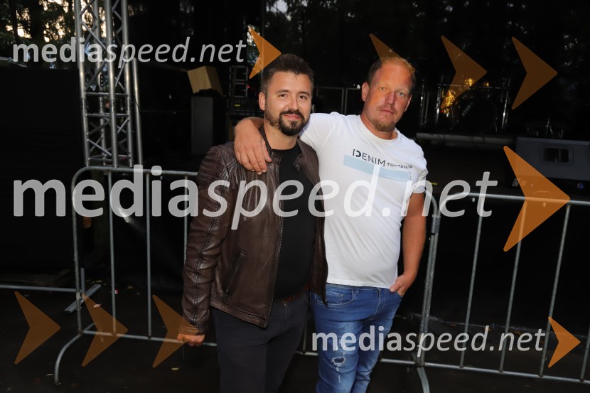  Janez  Rotman, član skupine The Sticky Licks;  Primož Verdinek,  član skupine The Sticky LicksAlo!Stari in The Sticky Licks, Letni oder Ruše 2022