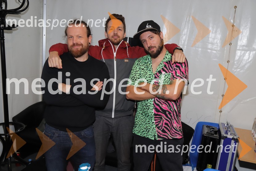  Matic Mlakar, glasbenik, Alo!Stari;  Jernej Metež, glasbenik, Alo!Stari;  Tine Matjašič, Alo!StariAlo!Stari in The Sticky Licks, Letni oder Ruše 2022