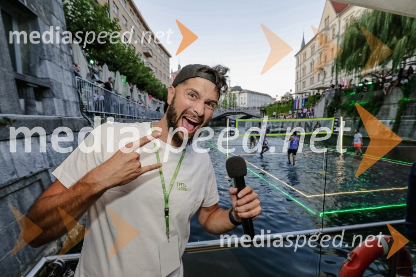  Uroš Bitenc, moderator, vplivnešOdbojka na Ljubljanici 2022