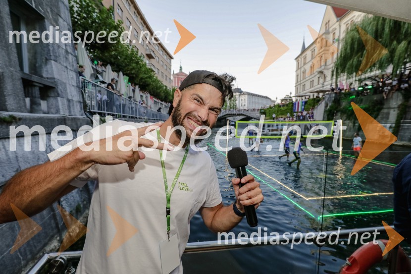  Uroš Bitenc, moderator, vplivnešOdbojka na Ljubljanici 2022