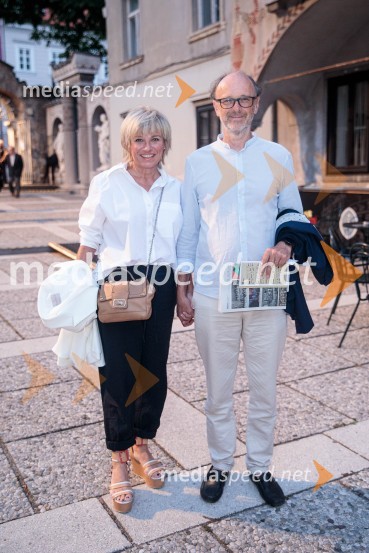  Romana  Krajnčan, pevka;  Lojze  Krajnčan, dirigent Big Banda RTV Slovenija Mednarodni orkester Ljubljana, Festival Ljubljana 2022