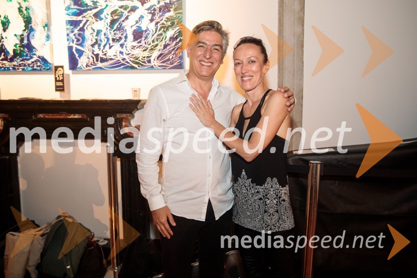  Osvald  Ferreira, dirigent;  Aleksandra  Krčmar Ćulibrk, violinistkaMednarodni orkester Ljubljana, Festival Ljubljana 2022