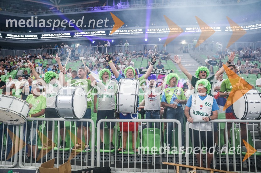 Pripravljalna košarkarska tekma Slovenija - Srbija