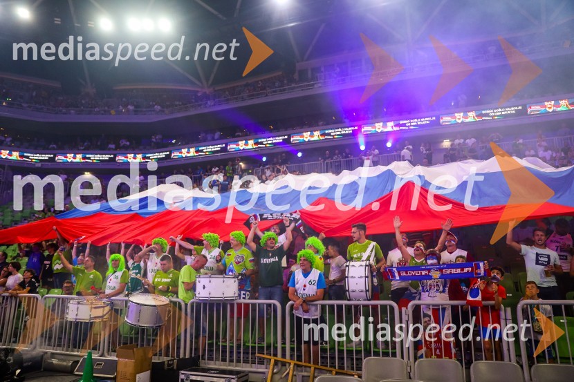 Pripravljalna košarkarska tekma Slovenija - Srbija