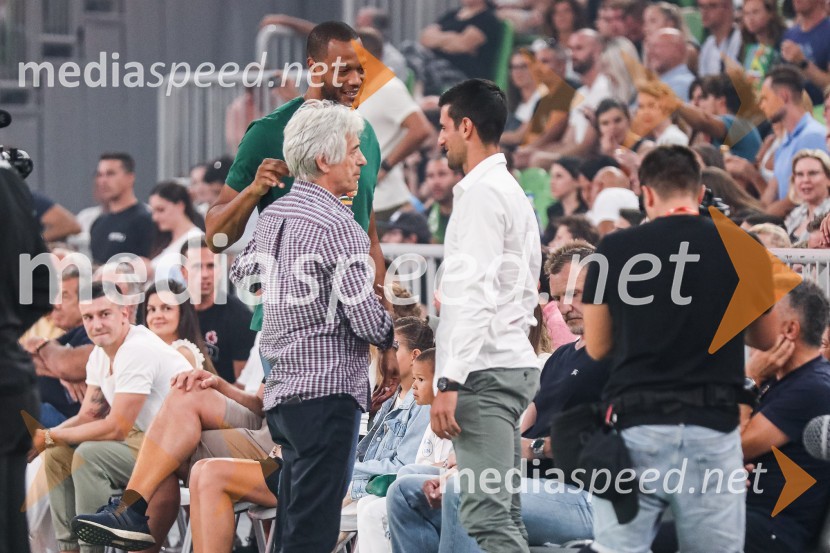  Anthony Randolph, košarkar;  Miljan Grbović, nekdanji kondicijski trener slovenske reprezentance;  Novak Djoković, tenisačPripravljalna košarkarska tekma Slovenija - Srbija