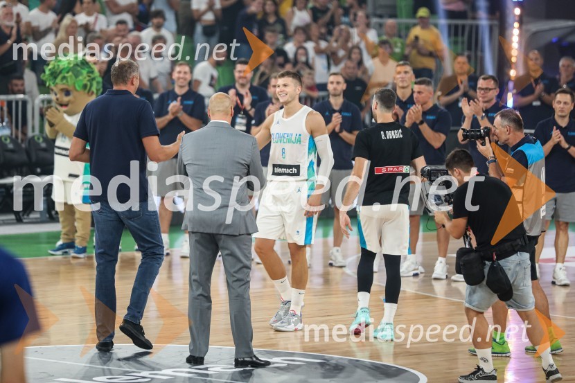  Edo Murić, košarkarPripravljalna košarkarska tekma Slovenija - Srbija