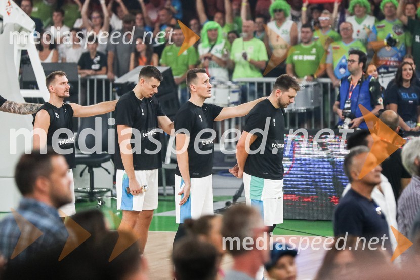 Pripravljalna košarkarska tekma Slovenija - Srbija