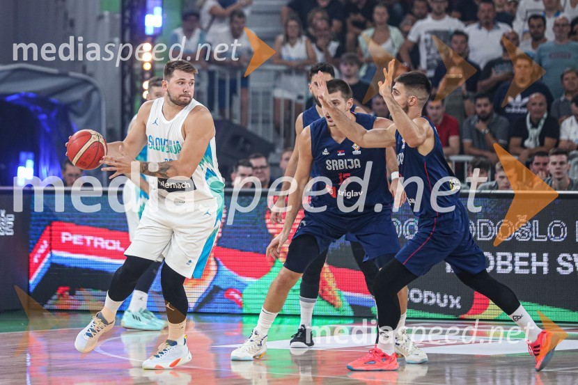 Luka  Dončić, košarkarPripravljalna košarkarska tekma Slovenija - Srbija