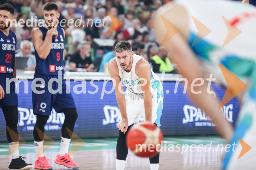  Goran Dragić, košarkarPripravljalna košarkarska tekma Slovenija - Srbija