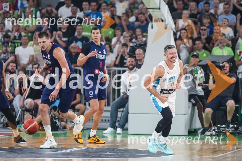  Goran Dragić, košarkarPripravljalna košarkarska tekma Slovenija - Srbija