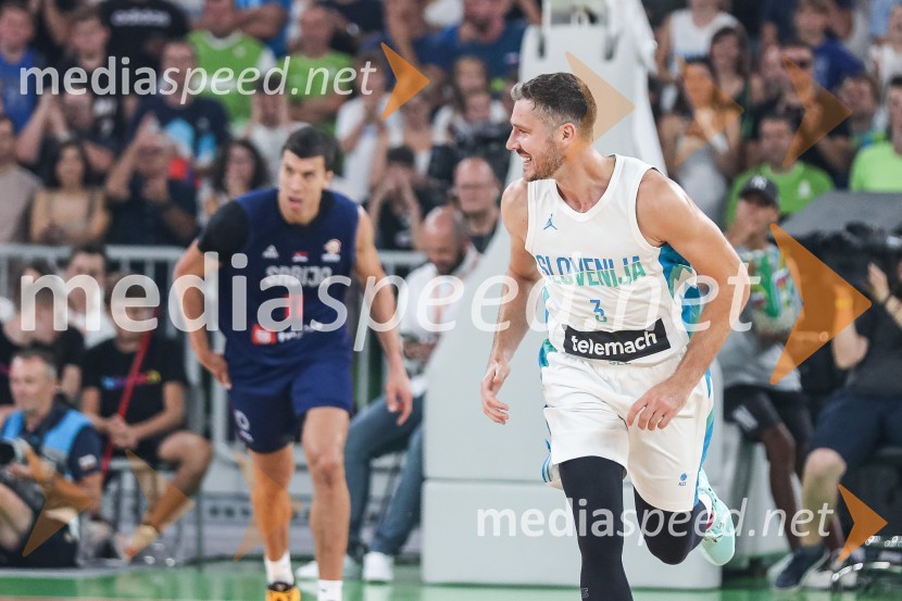  Goran Dragić, košarkarPripravljalna košarkarska tekma Slovenija - Srbija