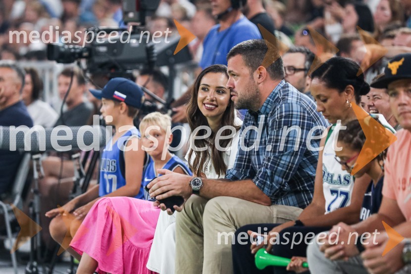 Pripravljalna košarkarska tekma Slovenija - Srbija