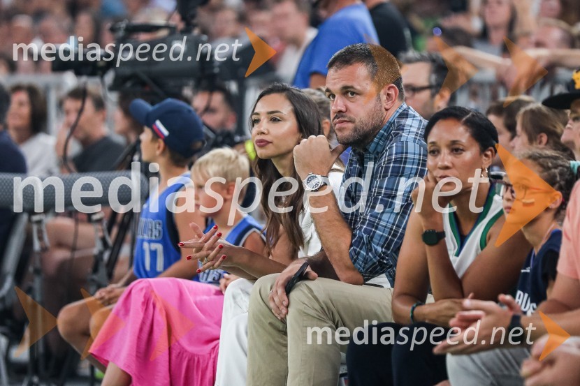 Pripravljalna košarkarska tekma Slovenija - Srbija