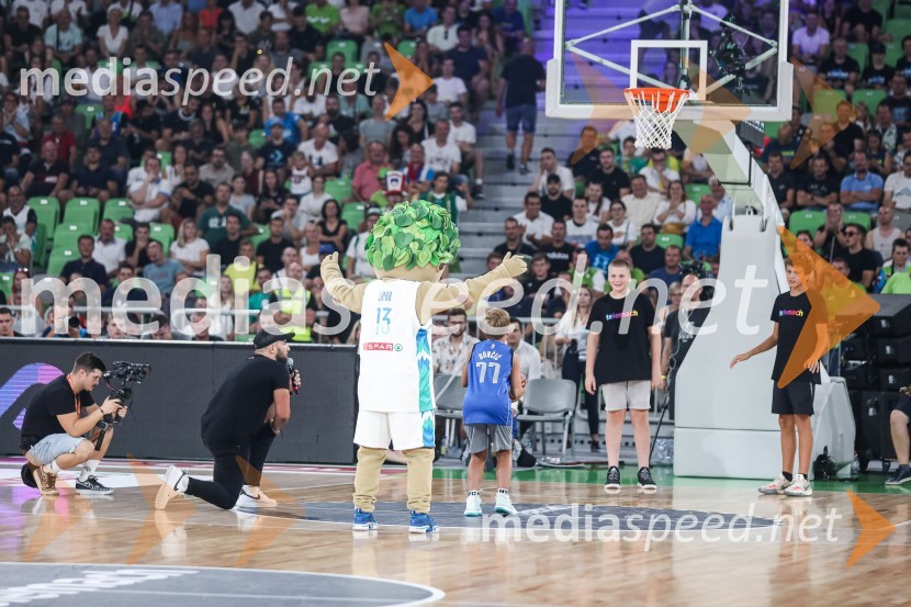 Pripravljalna košarkarska tekma Slovenija - Srbija