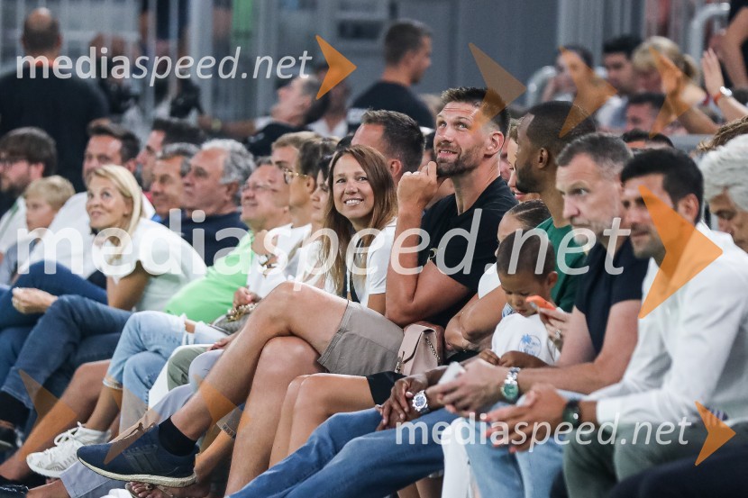  Gašper Vidmar, košarkar;  Radovan  Trifunović, košarkarski trener;  Novak Djoković, tenisačPripravljalna košarkarska tekma Slovenija - Srbija