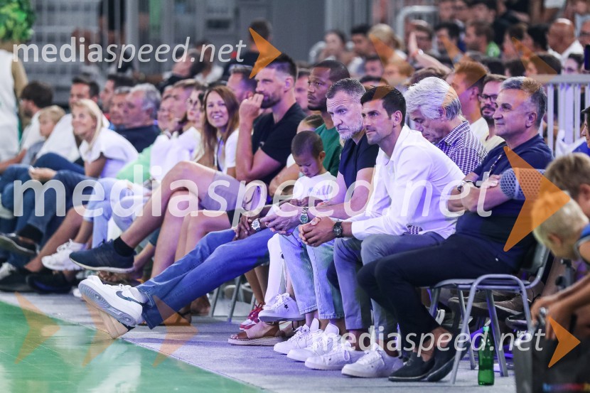  Radovan  Trifunović, košarkarski trener;  Novak Djoković, tenisačPripravljalna košarkarska tekma Slovenija - Srbija