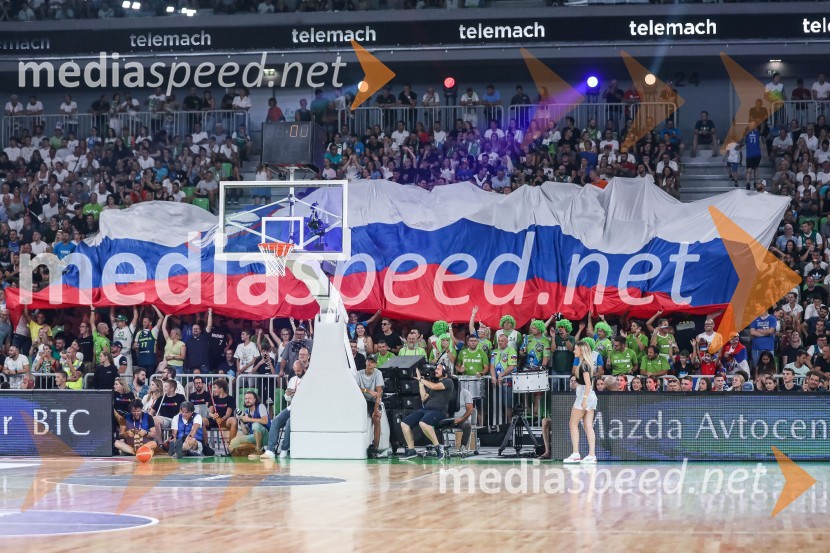 Pripravljalna košarkarska tekma Slovenija - Srbija