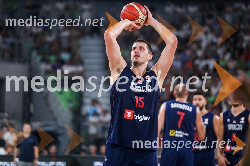  Nikola Jokić, košarkarPripravljalna košarkarska tekma Slovenija - Srbija