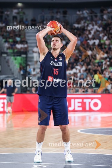  Nikola Jokić, košarkarPripravljalna košarkarska tekma Slovenija - Srbija
