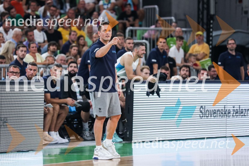  Aleksander Sekulić, selektorPripravljalna košarkarska tekma Slovenija - Srbija