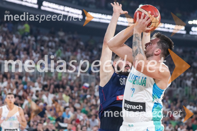  Luka  Dončić, košarkarPripravljalna košarkarska tekma Slovenija - Srbija