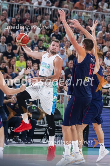  Luka  Dončić, košarkarPripravljalna košarkarska tekma Slovenija - Srbija