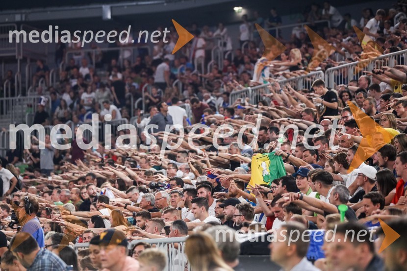 Pripravljalna košarkarska tekma Slovenija - Srbija