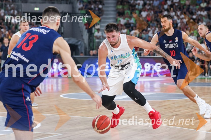  Luka  Dončić, košarkarPripravljalna košarkarska tekma Slovenija - Srbija